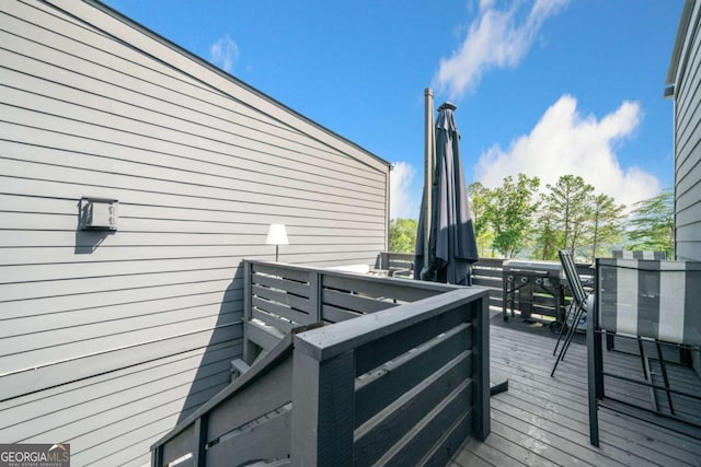 103 Marina Parc Dr, Waleska, GA 30183 - view of wooden deck