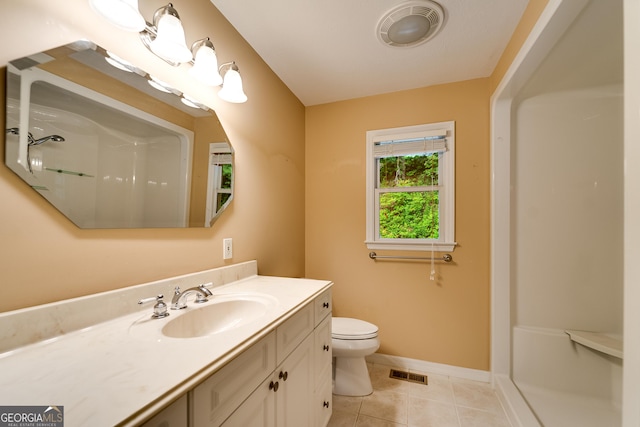 55 Cool Spring Ln, Clayton, GA 30525 - full bath featuring vanity, tile patterned floors, and a shower
