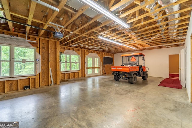 55 Cool Spring Ln, Clayton, GA 30525 - garage with french doors