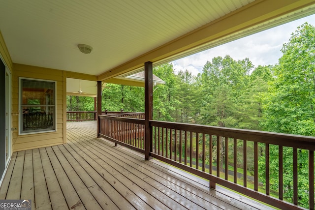 55 Cool Spring Ln, Clayton, GA 30525 - view of wooden deck
