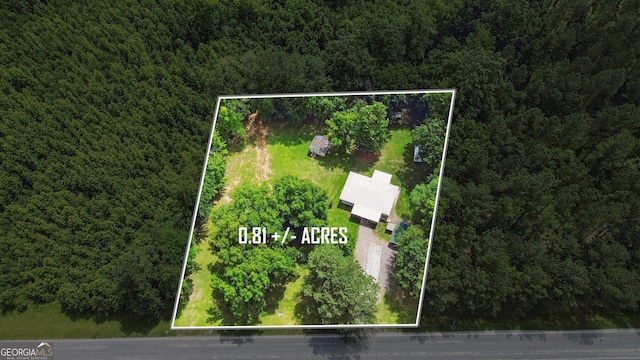1469 Tabernacle Church Rd, Lincolnton, GA 30817 - view of property location featuring property boundaries highlighted