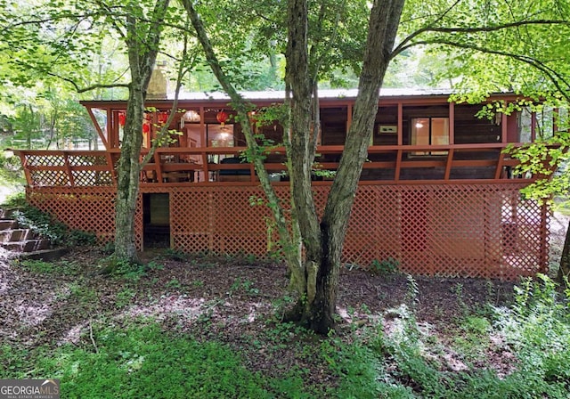 780 Watson Gap Rd, Mineral Bluff, GA 30559 - back of house