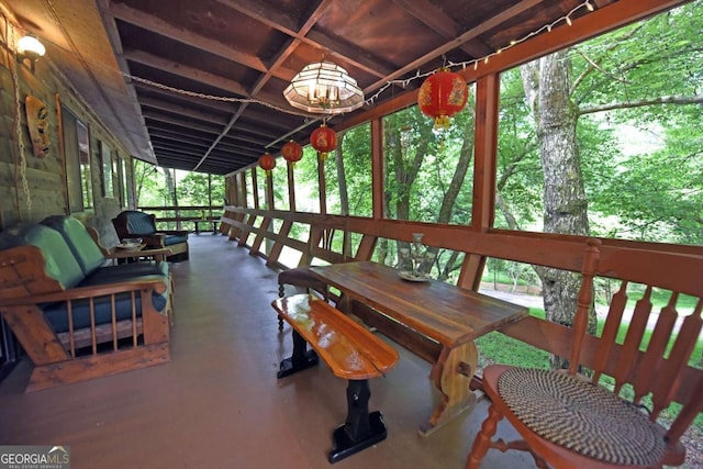 780 Watson Gap Rd, Mineral Bluff, GA 30559 - view of sunroom / solarium