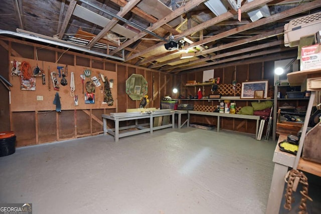 780 Watson Gap Rd, Mineral Bluff, GA 30559 - garage with a workshop area