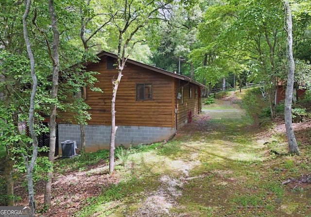 780 Watson Gap Rd, Mineral Bluff, GA 30559 - view of side of property featuring a central AC unit