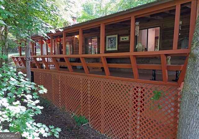 780 Watson Gap Rd, Mineral Bluff, GA 30559 - view of home's exterior with a chimney