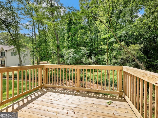 9701 Davis St, Braselton, GA 30517 - view of deck