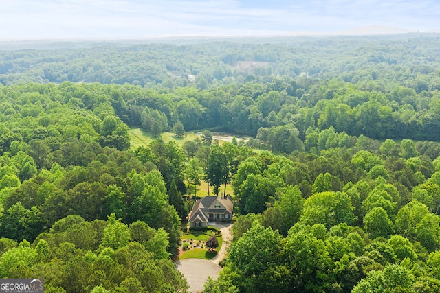 281 Hightower Lake Trl, Ball Ground, GA 30107 - view of subject property with a forest