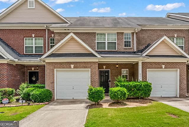 2555 Flat Shoals Rd Apt 2006, South Fulton, GA 30349 - view of front facade featuring driveway and brick siding