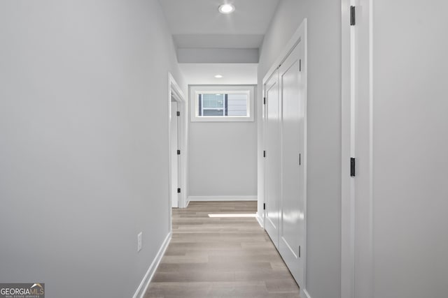 569 Middle St SW, Atlanta, GA 30310 - hall with light wood-type flooring and recessed lighting