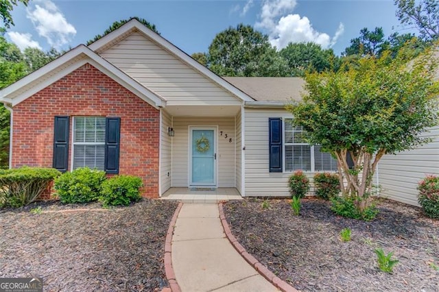 738 Baskins, Winder, GA 30680 - view of front of house with brick siding