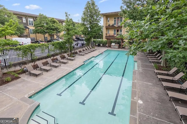 1195 Milton Ter Unit 5204, Atlanta, GA 30315 - community pool with a patio area