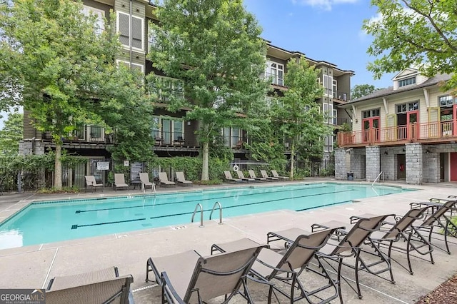 1195 Milton Ter Unit 5204, Atlanta, GA 30315 - community pool featuring a patio area