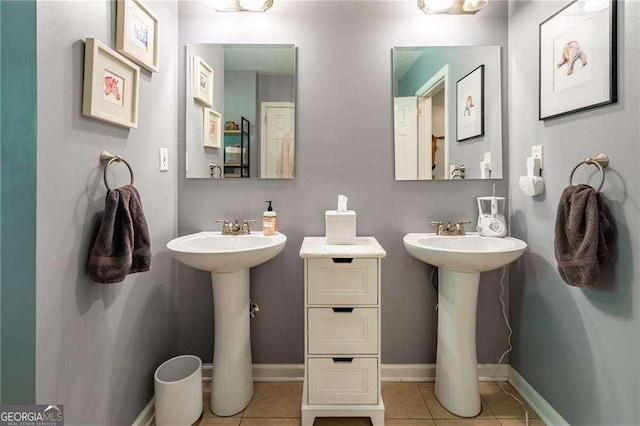 3300 Wiltshire Dr, Avondale Estates, GA 30002 - bathroom featuring tile patterned flooring and a sink