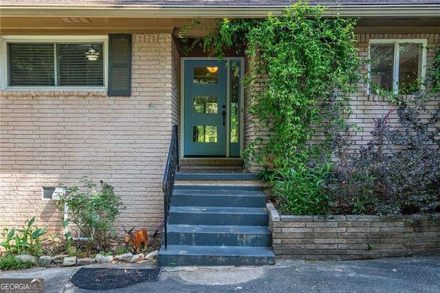 3300 Wiltshire Dr, Avondale Estates, GA 30002 - property entrance with brick siding