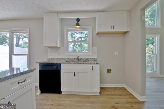 110 Chesterfield Ct, Fayetteville, GA 30214 - kitchen featuring dishwasher, light wood finished floors, and light stone counters
