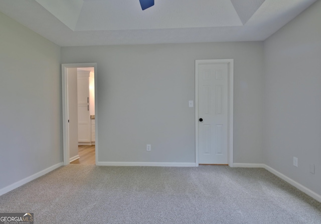 110 Chesterfield Ct, Fayetteville, GA 30214 - carpeted empty room with baseboards and a tray ceiling
