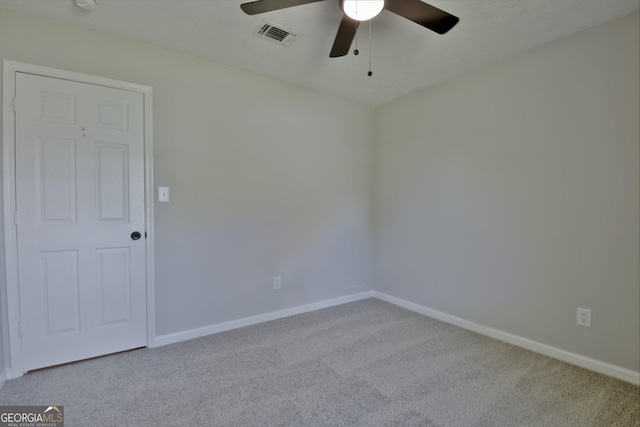 110 Chesterfield Ct, Fayetteville, GA 30214 - carpeted empty room with ceiling fan and baseboards