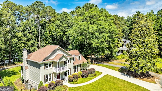 115 Edgewater Way, Peachtree City, GA 30269 - aerial view of property and surrounding area