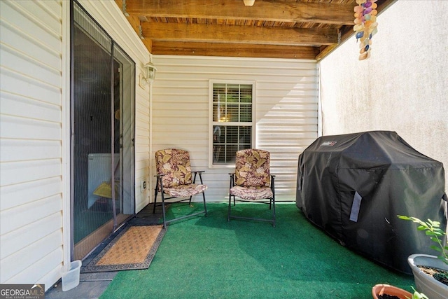 221 Timber Ridge Dr, Clarkesville, GA 30523 - view of patio featuring a grill