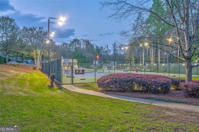 974 Bloomfield Dr, Lawrenceville, GA 30044 - view of community featuring a tennis court