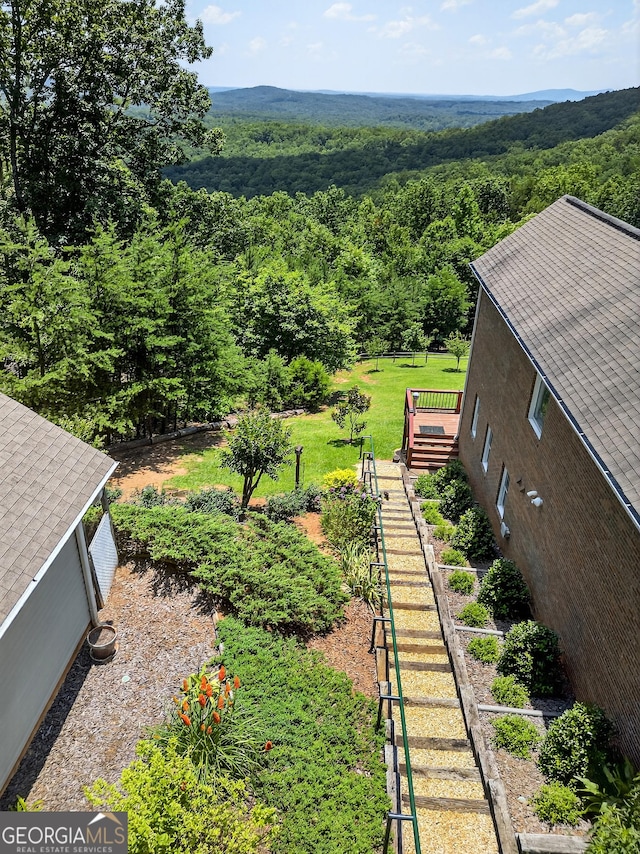 865 Laurel Ridge Rd, Cleveland, GA 30528 - view of mountain backdrop featuring a heavily wooded area