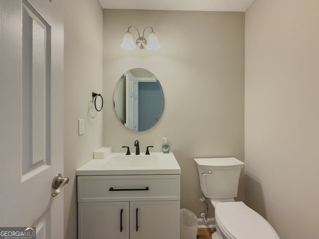 1904 Watercrest Cir, Lawrenceville, GA 30043 - half bath featuring toilet and vanity