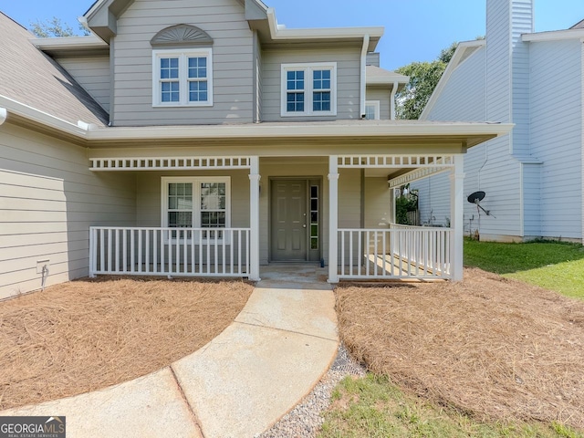 1904 Watercrest Cir, Lawrenceville, GA 30043 - view of front of property featuring a porch