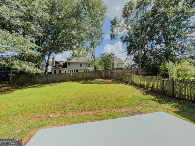 1904 Watercrest Cir, Lawrenceville, GA 30043 - fenced backyard featuring a patio