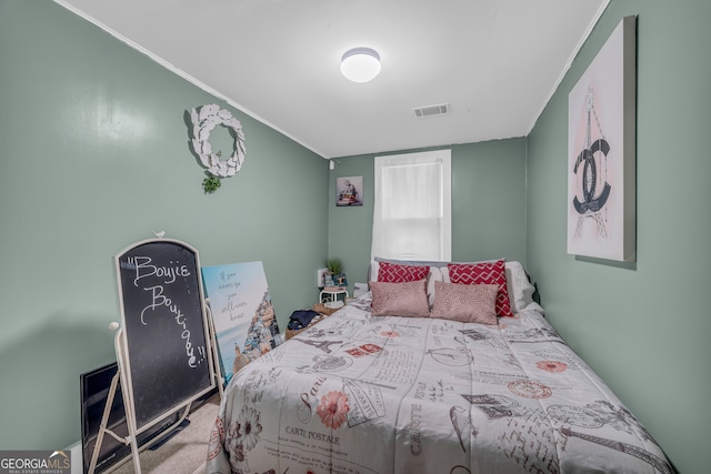 116 Rickman St, Toccoa, GA 30577 - bedroom featuring carpet floors and ornamental molding