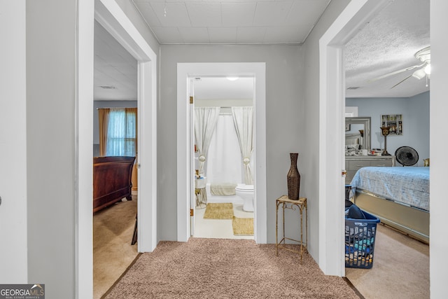 116 Rickman St, Toccoa, GA 30577 - hall with carpet flooring