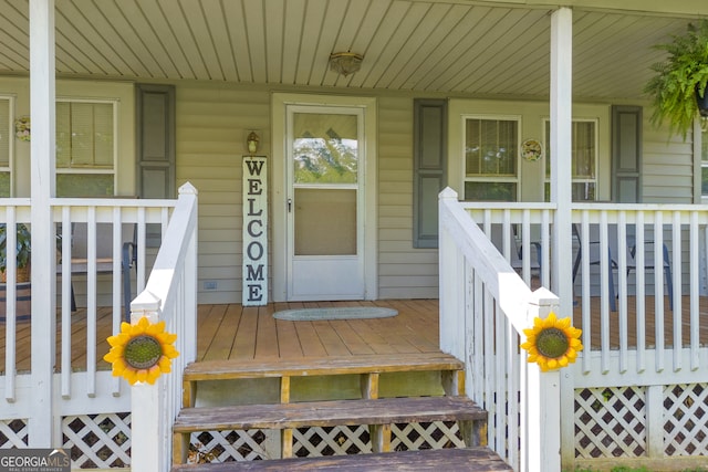 116 Rickman St, Toccoa, GA 30577 - entrance to property featuring a porch