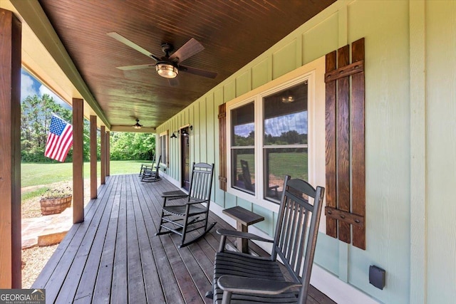 2092 Pleasant Hill Rd NE, Ranger, GA 30734 - porch with a ceiling fan
