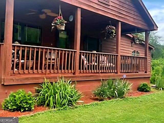4253 Swallows Creek Rd, Hiawassee, GA 30546 - rear view of property
