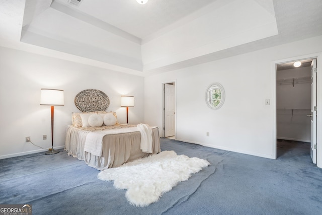 3 Maplelake Dr, Acworth, GA 30101 - carpeted bedroom with a raised ceiling and a spacious closet