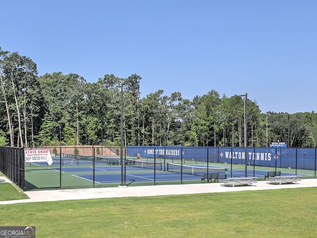 913 Sunny Meadows Ln, Marietta, GA 30062 - view of tennis court