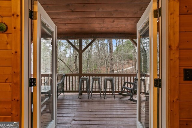 230 Grove Ln Unit 3642, Ellijay, GA 30540 - view of deck