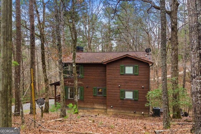 230 Grove Ln Unit 3642, Ellijay, GA 30540 - view of front of property with a chimney and a shingled roof