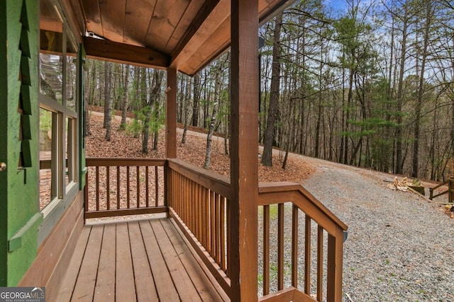 230 Grove Ln Unit 3642, Ellijay, GA 30540 - view of deck
