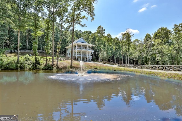 682 Tanglewood Ln, Ellijay, GA 30540 - water view featuring a forest