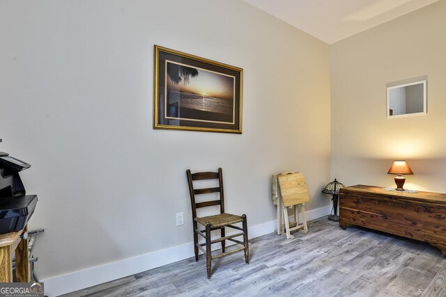 682 Tanglewood Ln, Ellijay, GA 30540 - sitting room with wood finished floors