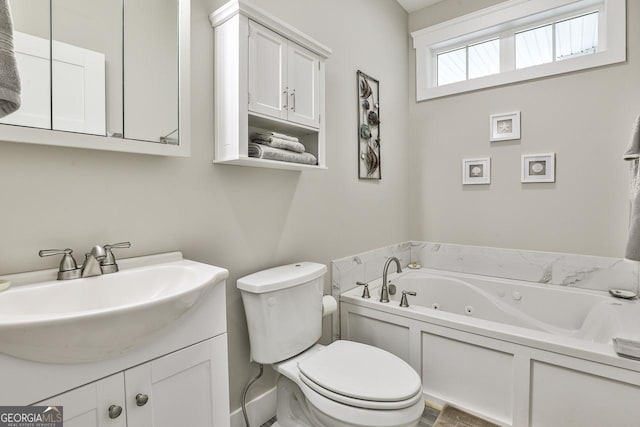 682 Tanglewood Ln, Ellijay, GA 30540 - full bath with a whirlpool tub and vanity