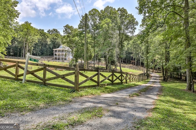 682 Tanglewood Ln, Ellijay, GA 30540 - gate with a wooded view