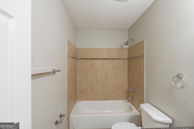3110 Ashly Cove Ln, Snellville, GA 30078 - full bath featuring a textured ceiling and bathtub / shower combination