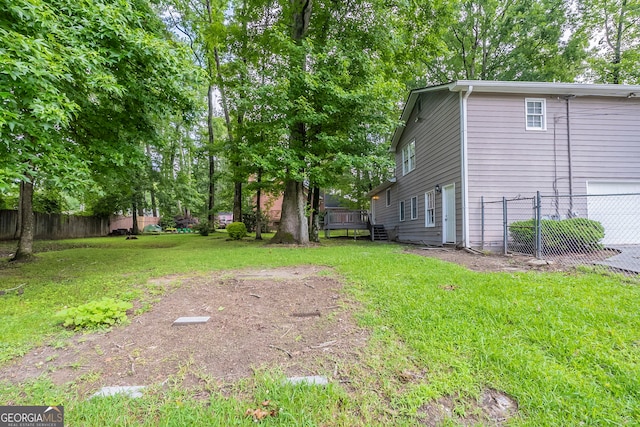 3110 Ashly Cove Ln, Snellville, GA 30078 - view of yard with a deck