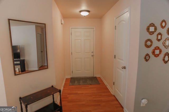 691 Walnut Woods Dr, Braselton, GA 30517 - corridor with wood finished floors and baseboards