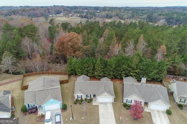691 Walnut Woods Dr, Braselton, GA 30517 - aerial view of property and surrounding area featuring a forest
