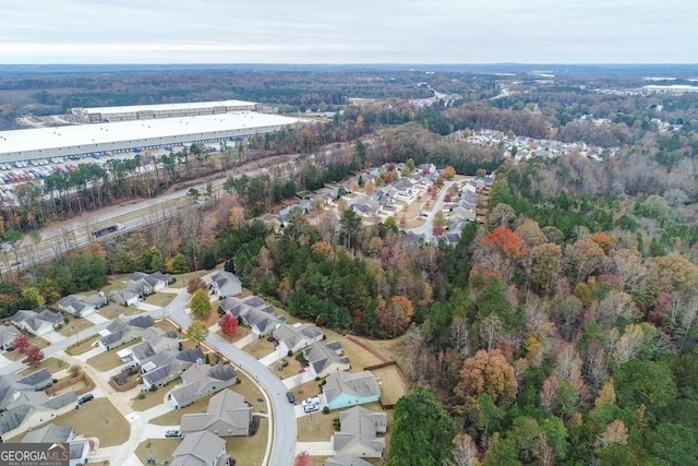 691 Walnut Woods Dr, Braselton, GA 30517 - aerial view of property and surrounding area featuring a forest
