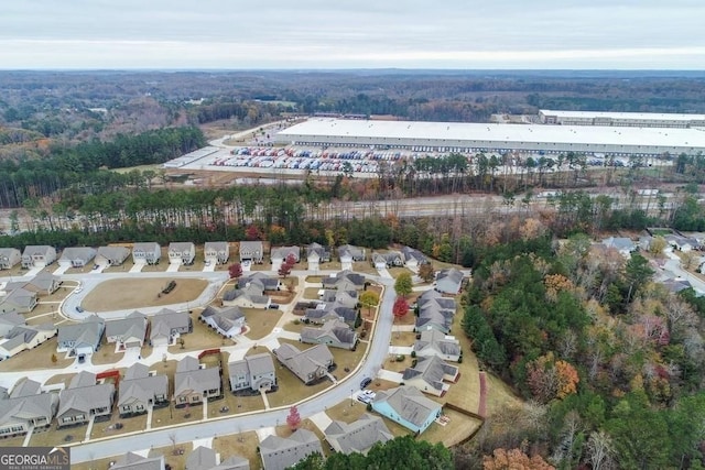 691 Walnut Woods Dr, Braselton, GA 30517 - aerial overview of property's location featuring a forest