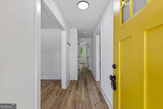 1400 N Ave NW, Atlanta, GA 30318 - hall with light wood-type flooring and baseboards
